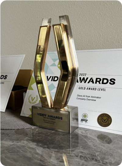 Steve.AI bags 2 Viddy Awards for 2022!